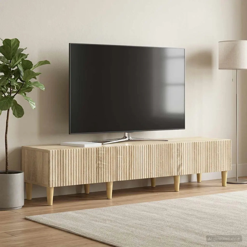 Mobile TV Rovere Sonoma 147 x 34,5 x 30 cm Legno ingegnerizzato 894707