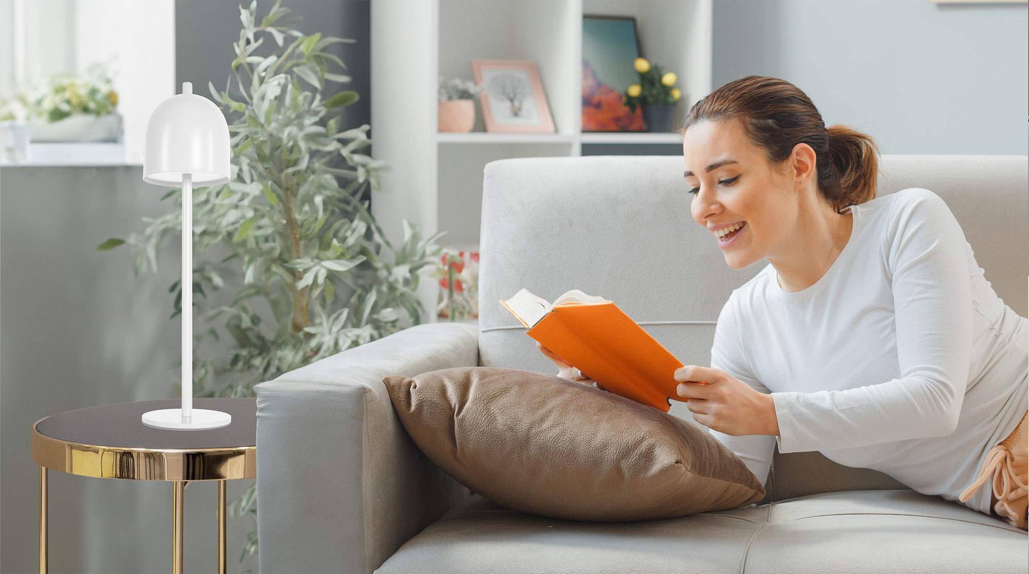 Lampada Da Comodino App1363-t White