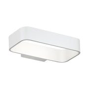 Klaus Applique LED da Parete 8W 3000K IP54 in Alluminio Bianco - Design Moderno Minimalista per Esterni ed Interni - Rossini Group