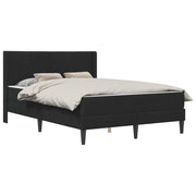 Letto matrimoniale | Letto per adulti | Struttura letto con materasso Nero 120 x 190 cm Velluto