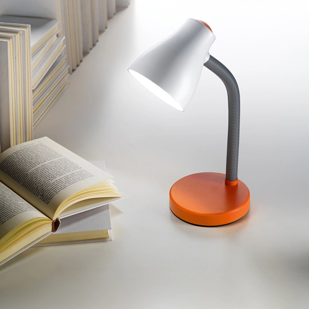 Lampada Da Scrivania Moderna Toy Acrilico Arancione 1 Luce E27