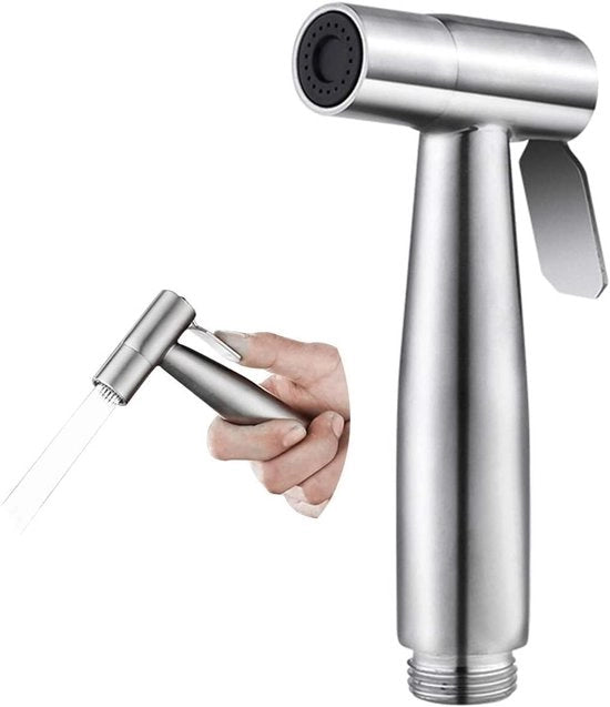 Bidet per WC, Douchekop con Risparmio d'Acqua, Spray Idraulico per la Igiene con Funzione di Regolazione delle Gocce