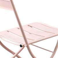 Set Tavolino e 2 Sedie Pieghevoli da Giardino Mia Salsa Rosa