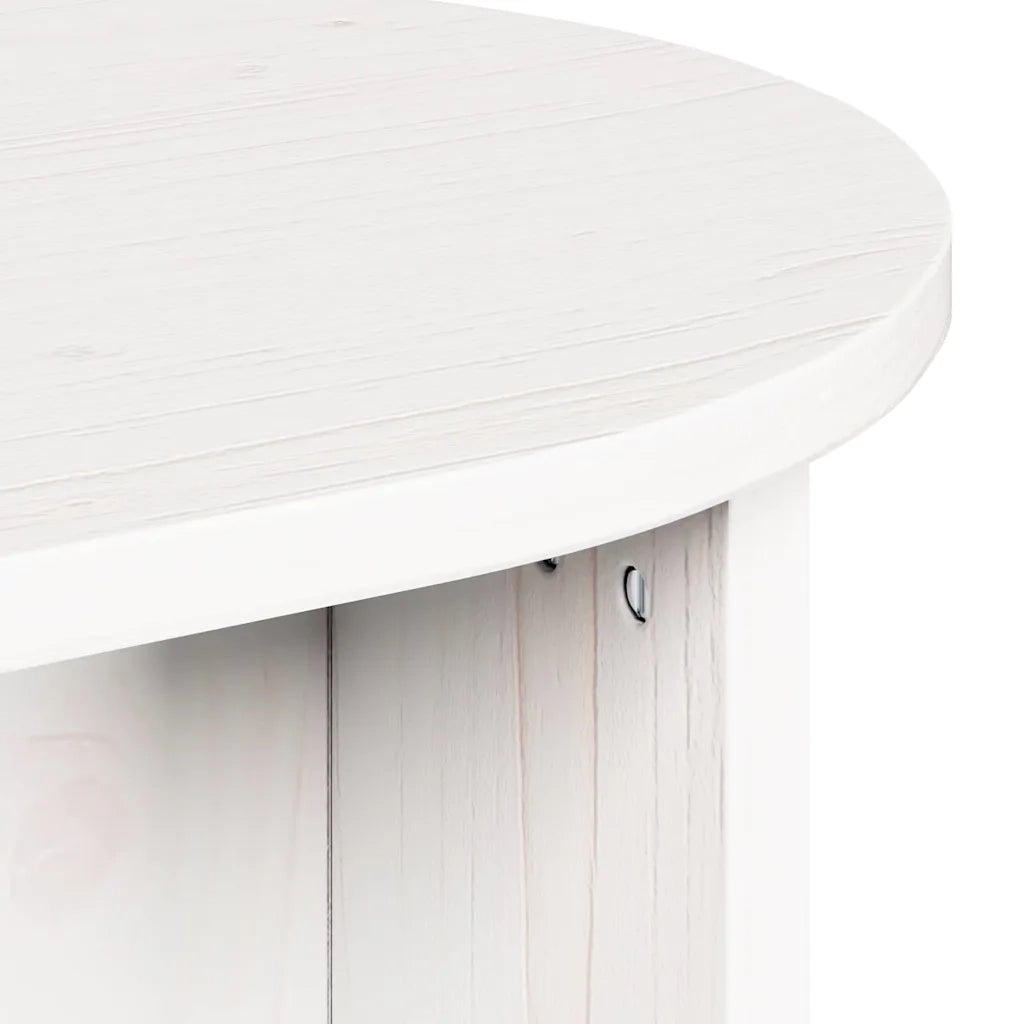 vidaXL Tavolino da salotto Bianco 80 x 39.5 x 35 cm