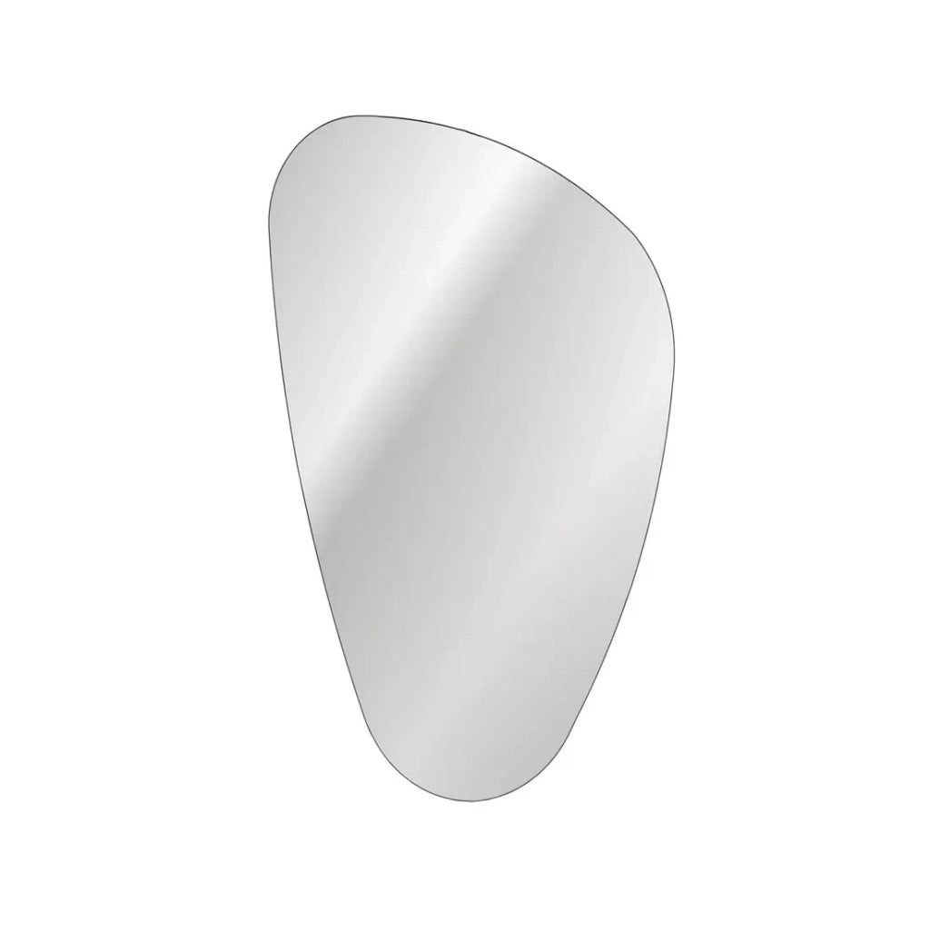 Specchio da bagno LED asimmetrico 80x57 cm design moderno