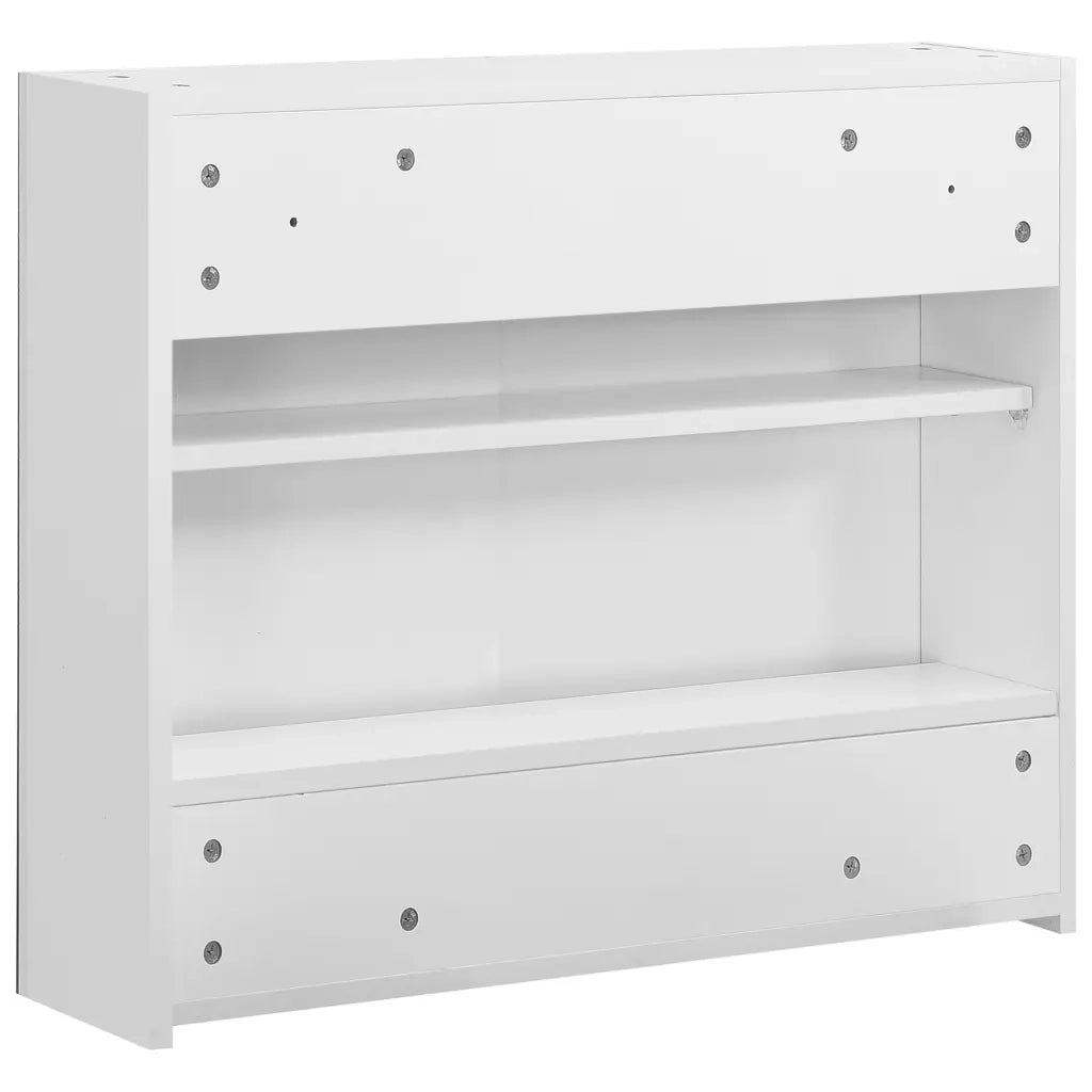 vidaXL Armadietto a Specchio Bianco 80x15x60 cm in MDF