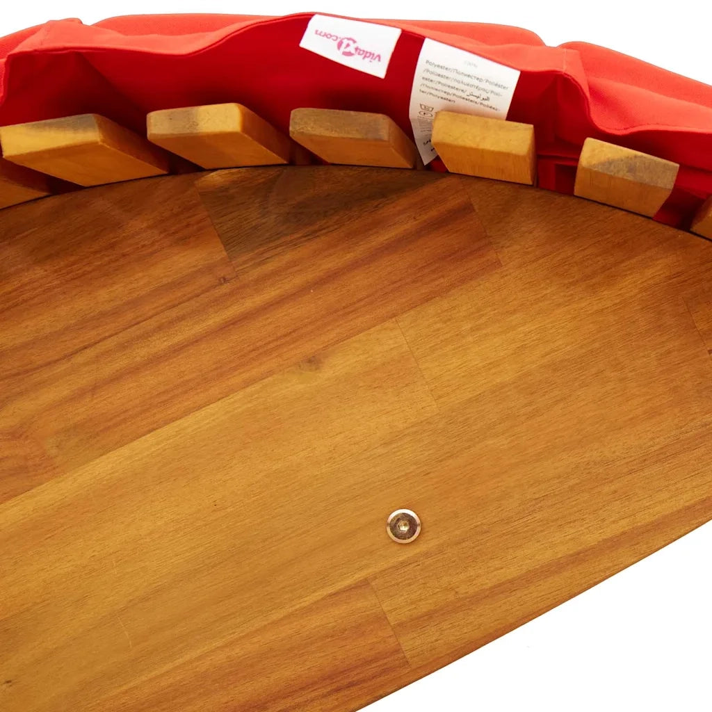Lettino da sole 2 pcs Marrone Legno di Acacia Massello 3329138