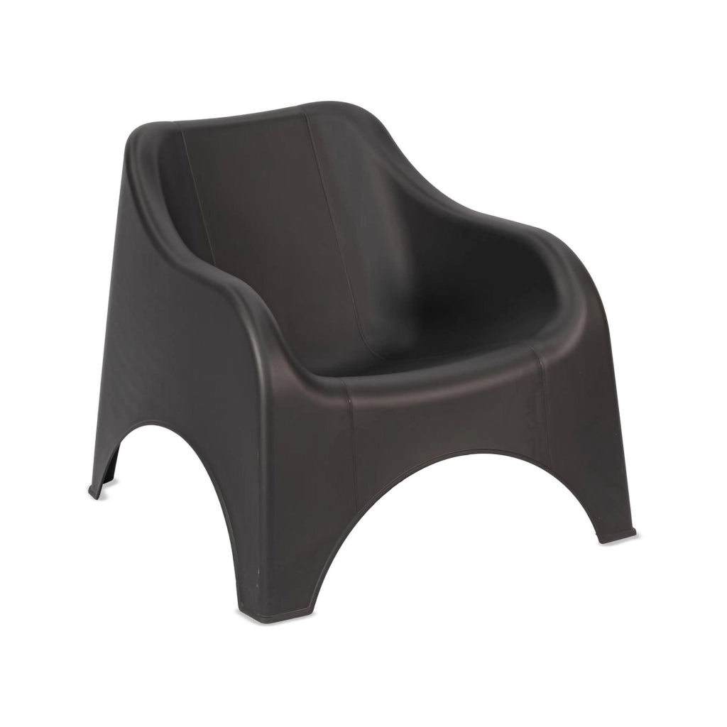 Agri, Poltrona da Esterno una Sedia Made in Italy, 81x79 cm Grigio Antracite