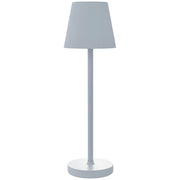 Lampada da Tavolo LED Ricaricabile ¨C zephmum ¨C Grigio 3 Colori ?11,2x36,5 cm