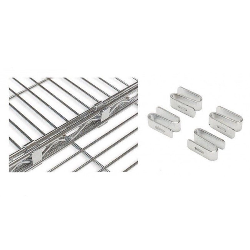 Set 4 raccordi piano cromo cm 3,5x2