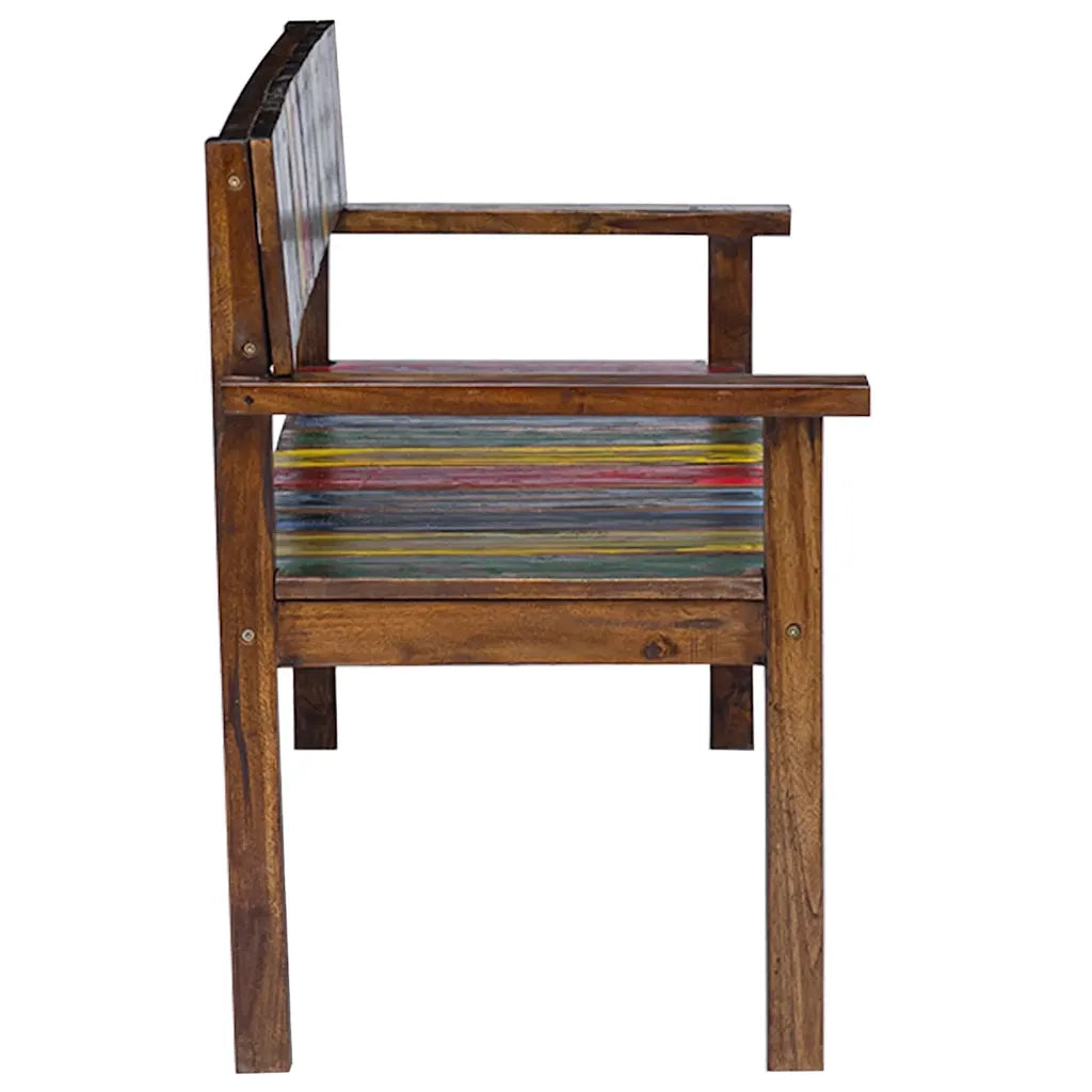 Sedie da Pranzo 4 pz in Legno Massello di Recupero 326180