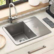 Lavello Grigio 560 x 460 mm 80% Quarzo e 20% Resina 42028413