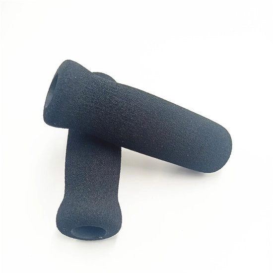 Manubrio sostitutivo di gomma per bastoni da passeggio, manubrio offset per sella da bicicletta, accessori per bastoni da passeggio, 11x3,5x3,5 cm, nero