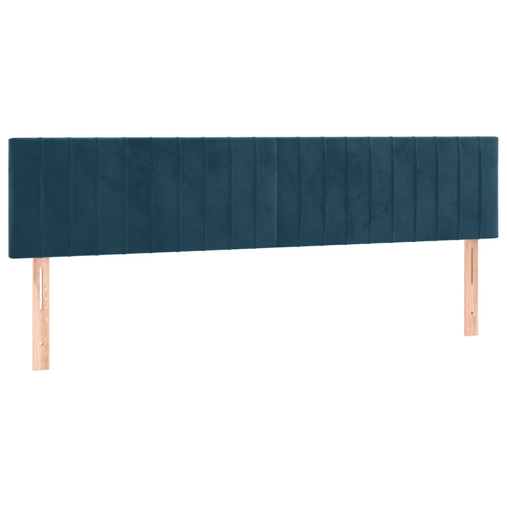 Giroletto senza Materasso Blu Scuro 120x190 cm Velluto 3270594