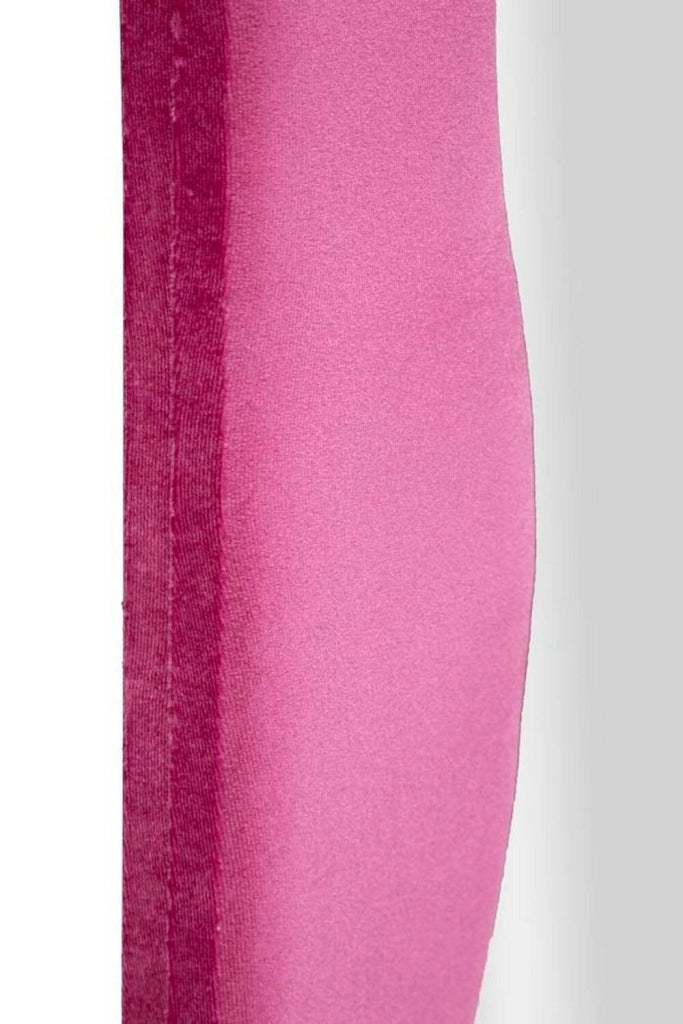 Specchio Casciago, Specchiera, Articolo d'arredo a muro, Decorazione con specchio, 40x4 h160 cm, Fucsia
