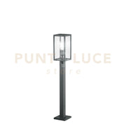 PALO MIRAGE ANTRACITE 1 LUCE ATTACCO E27 IP44 13X13X86CM IN METALLO E VETRO