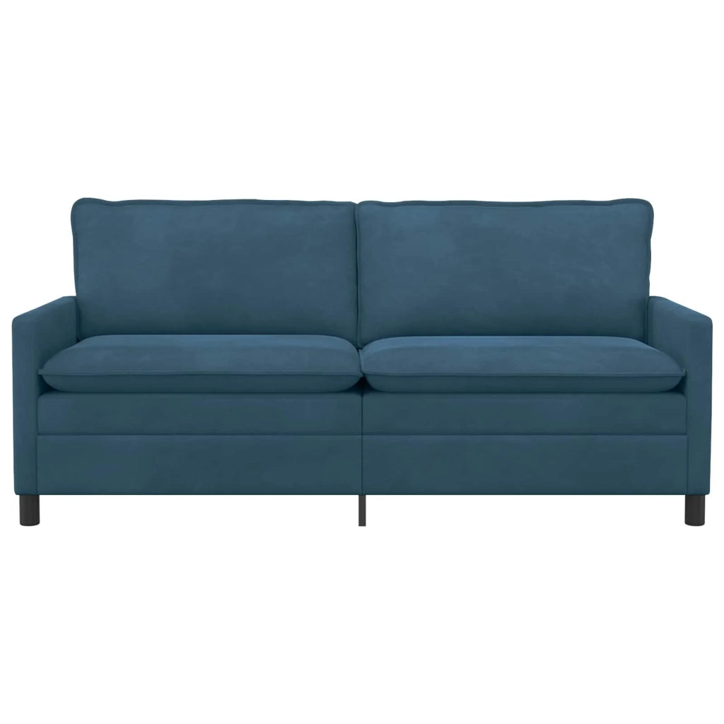 Divano Blu 196 x 81 x 87,5 cm Velluto