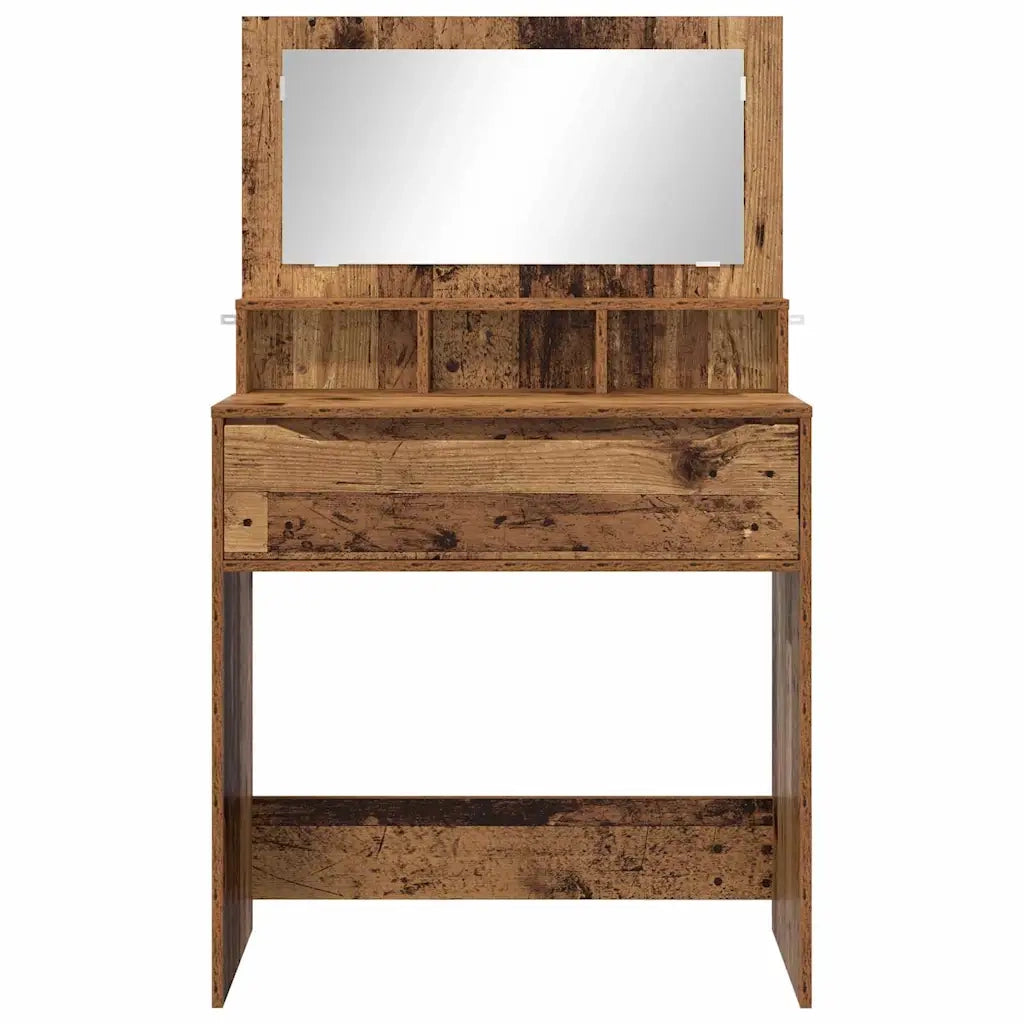 Tavoli da Trucco per Camera da Letto con cassetto Legno vecchio 888985