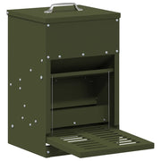 Mangiatore a Pedale per Pollo Verde oliva 25 x 42 x 40 cm CFW9367111