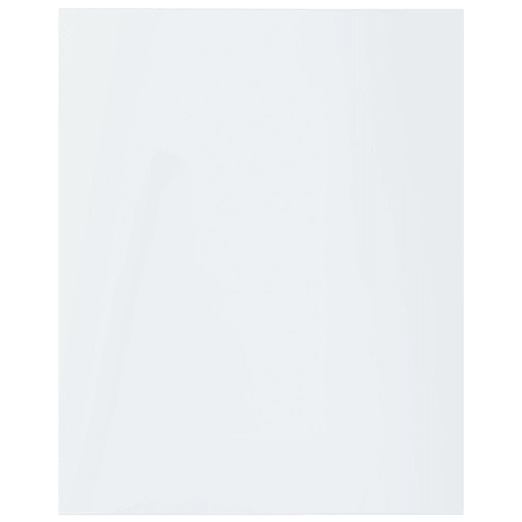 Ripiani per Libreria 8 pz Bianco Lucido 40x50x1,5 cm Truciolato cod mxl 40421