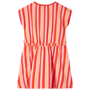Abito per Bambine con Coulisse Rosa e Rosso 128 CFW3103430