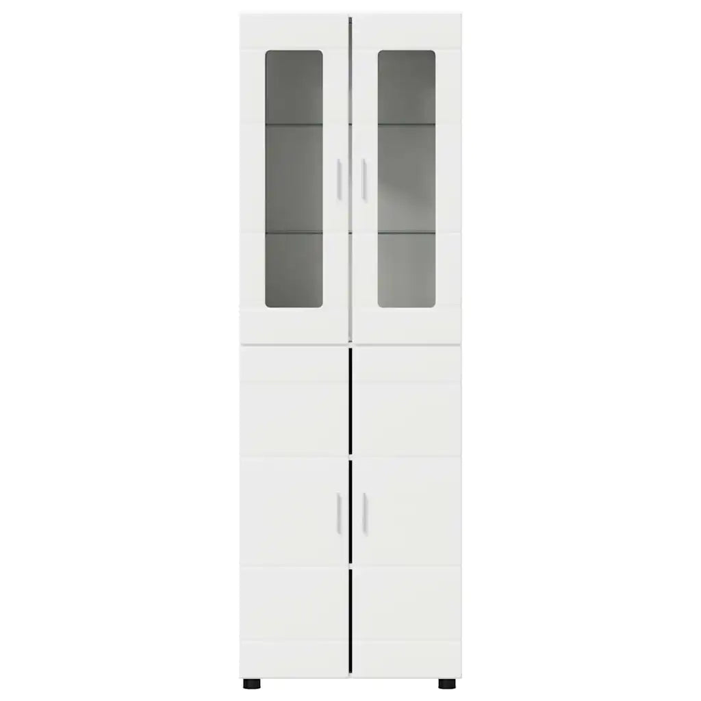 Credenza FLORIN Bianco 60 x 35 x 182 cm Legno multistrato 3397914