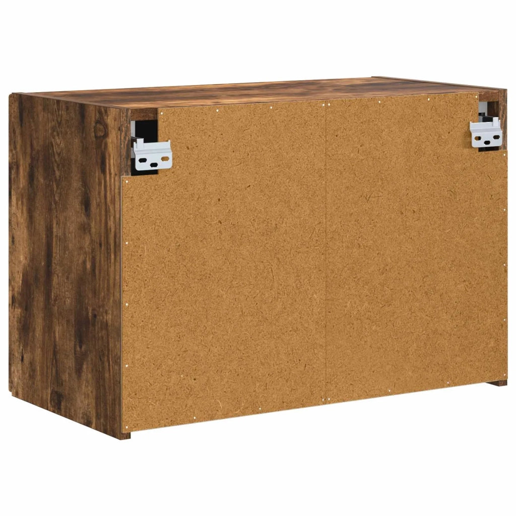 Mobile TV da parete Rovere fumé 59,5 x 31 x 40 cm 892339