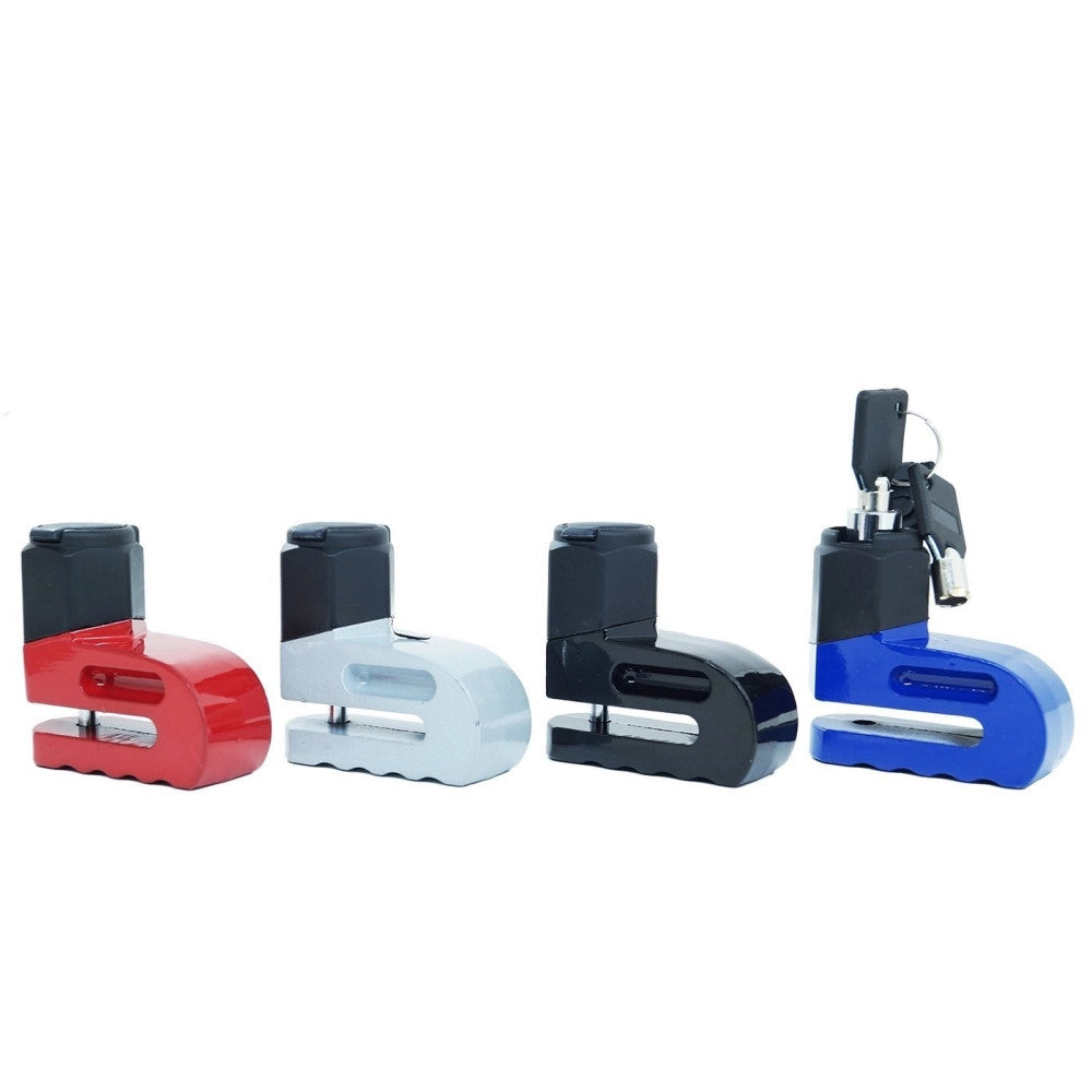 Trade Shop - Antifurto Bloccadisco Catenaccio Blocca Disco Per Moto Scooter Bici Lucchetto -