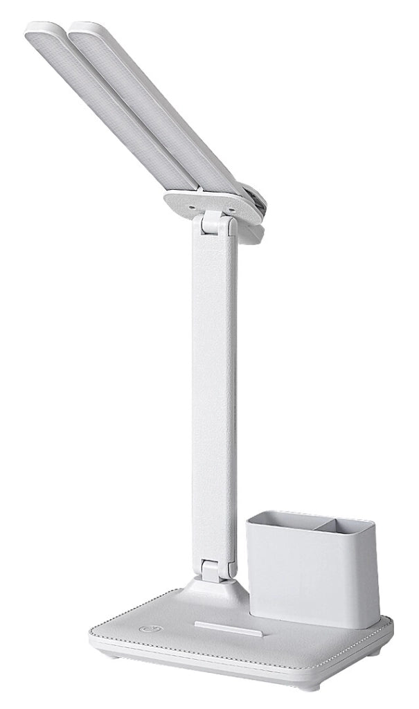 Lampada da scrivania LED dimmerabile bianca Elumo Rabalux