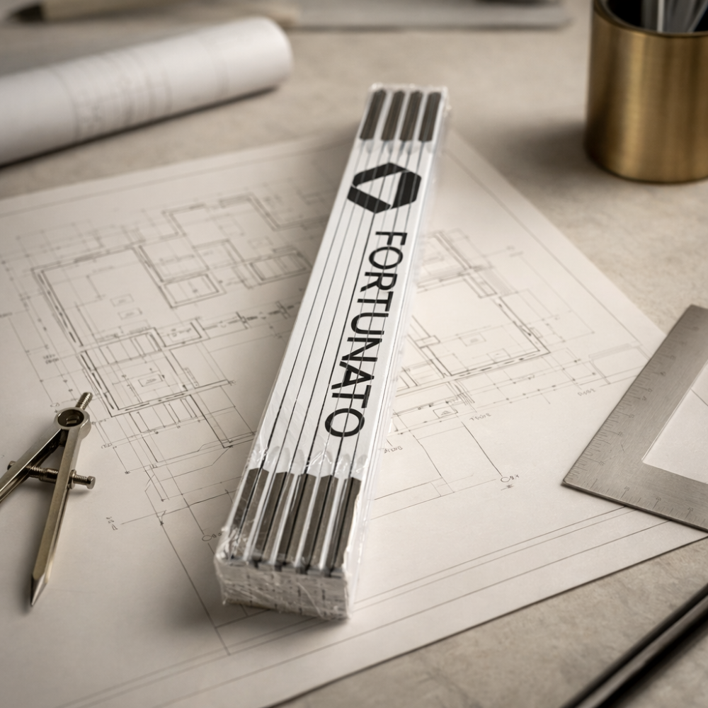 Doppiometro in legno 2 metri per misurazioni precise