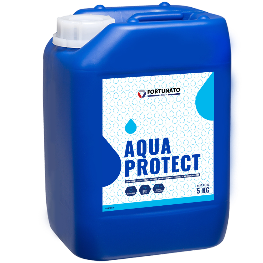 Impregnante idrorepellente antiumidità antimuffa superfici porose aqua protect *** formato 25 kg, confezione 1