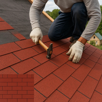 Guaina tegolata casasciutta impermeabilizzazione rosso mattone confezione 3 mq