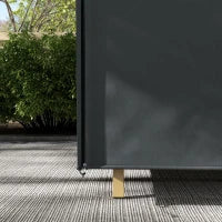 Copertura per Dondolo da Giardino 3 Posti Impermeabile e Anti UV, 220x125x172 cm, Nero
