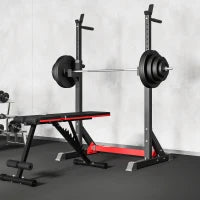 Set di Bilanciere e Dischi da 70 kg totali con 8 Pesi, Bilanciere Palestra Regolabile Antiscivolo in Acciaio, Plastica e Sabbia, Barra Ø25 mm, 170x40.5x40.5cm, Nero