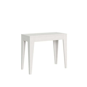 shopinnovativo-  Consolle allungabile 90x42/198 cm Isotta Small Bianco Frassino