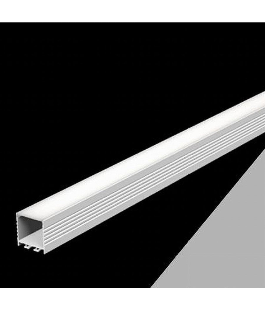 5pz Profilo In Alluminio 2 Mt Lineare Sospeso Sezionabile Per Striscia Led Al-28         