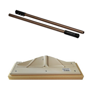 Manico scomponibile alluminio anodizzato con foro frattazzo spugna raimondi