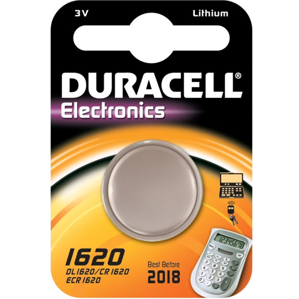 Batteria litio dl1620 3v long life duracell