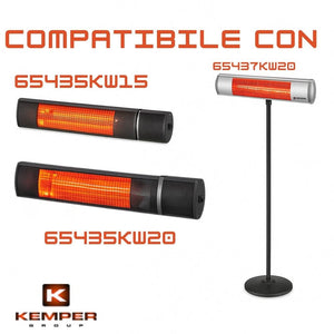 Kemper aa602 piantana professionale per lampade infrarossi
