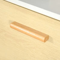 Mobiletto Multiuso con 3 Ripiani Aperti e Cassetti, Mobile per Soggiorno, Cucina, Ufficio in Legno Bianco, 60x40x100cm