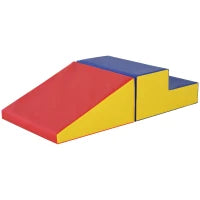 Set 7 Blocchi di Costruzioni Morbide per Bambini in schiuma, 50x50x25 cm, Multicolore