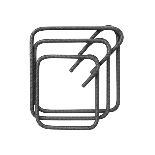 Staffa chiusa armatura ferro 45 x 45 cm strutture cemento confezione 1 pezzo