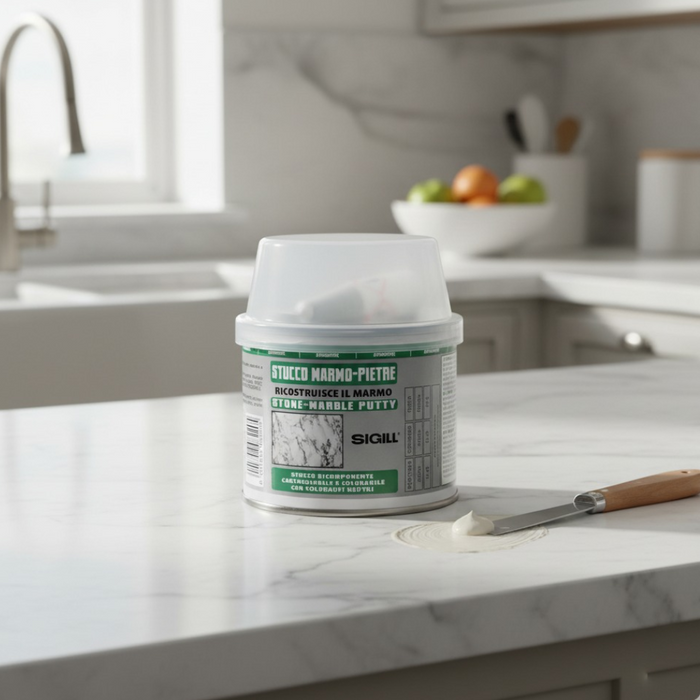 Stucco per marmo e pietre in barattolo da 125 ml