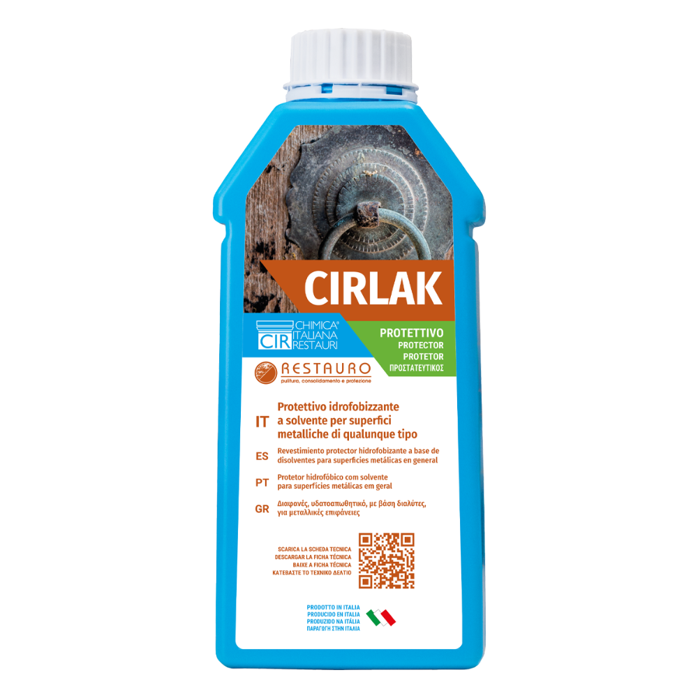 Protettivo idrofobizzante per superfici metalliche cirlak da 1 lt