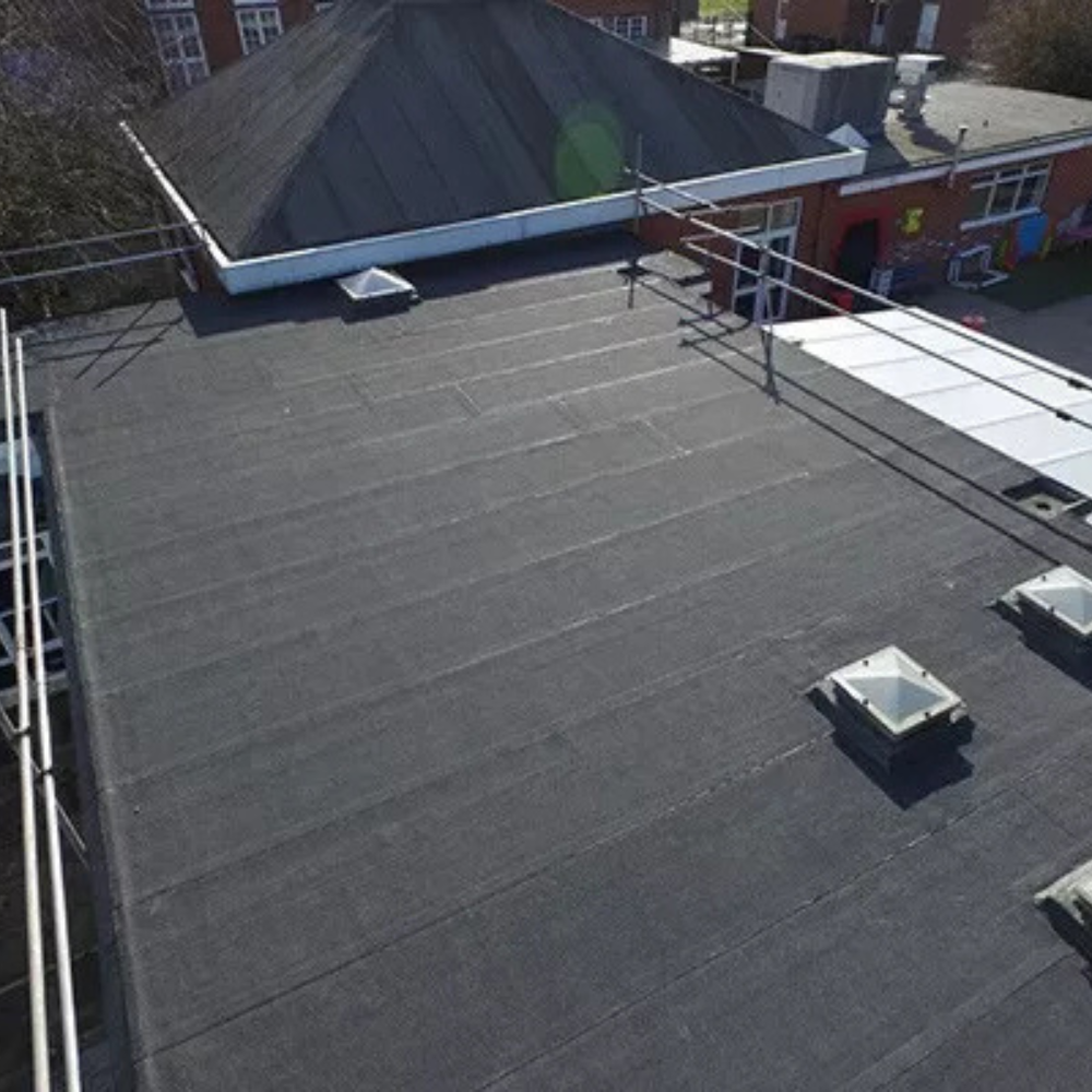 Guaina ardesiata casasciutta impermeabilizzazione tetti terrazze coperture 1x10 m *** colore- grigio, confezione 1