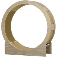 Ruota per Gatti 91x33.5x94 cm con freno, color Noce