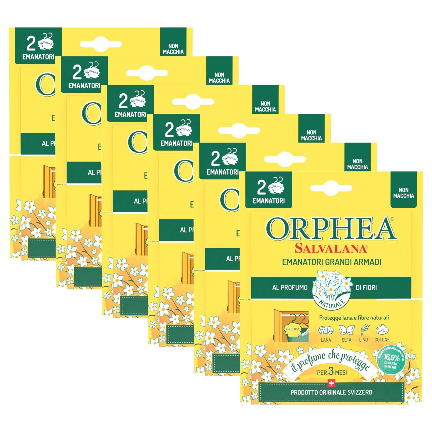 Salvalana, Emanatori Grandi Armadi, Agisce per 3 Mesi, 6 x 2 Diffusori, Orphea, Fiori