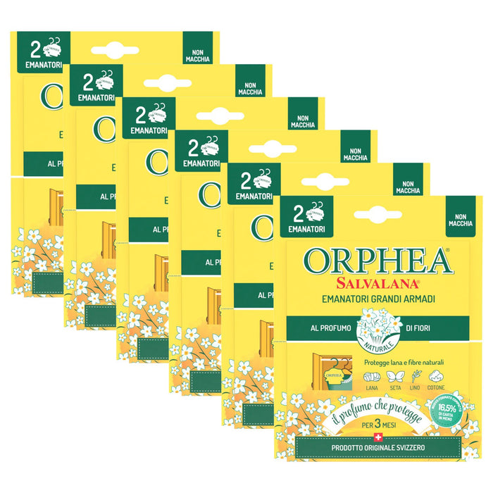 Salvalana, Emanatori Grandi Armadi, Agisce per 3 Mesi, 6 x 2 Diffusori, Orphea, Fiori