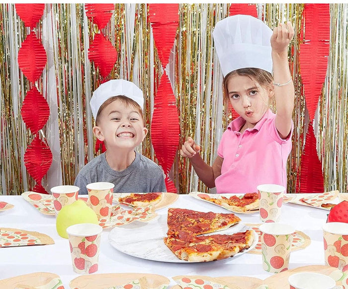 6 Cappelli da Cuoco Monouso in Carta Bianca Regolabili per Cucina e Ristorante