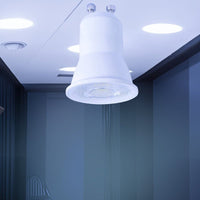 6 Lampada Mini GU10 PAR11 Led 220V 3W 300LM Freddo 6000K D35X40mm